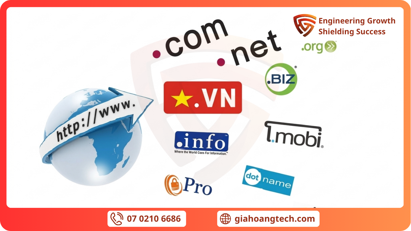 Các Loại Tên Miền Phổ Biến